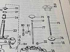 Harley 1955-61 K KHK Sportster XL Steering Damper Lock Spring OEM# 46780-55 USA