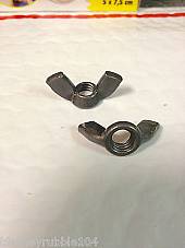 Harley Parkerized Battery Rod Wing Nuts 5/16-18 Knucklehead VL UL WL Panhead JD