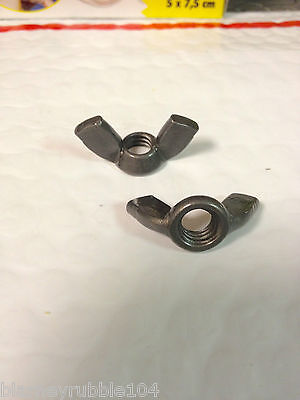 Harley Parkerized Battery Rod Wing Nuts 5/1618 Knucklehead VL UL WL Panhead JD