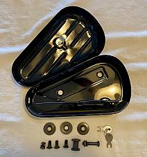 Harley Knucklehead UL Panhead WL Oval Tool Box W/ Mount Kit 1940-54 OEM# 3452-40