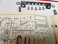 Harley 72303-70 Super-Glide Sportster 70-74 XL FX XLCH XLH Wiring Terminal Plate