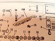 Harley 72303-70 Super-Glide Sportster 70-74 XL FX XLCH XLH Wiring Terminal Plate