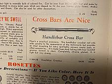 Harley Accessory Handlebar Cross Bar Single Knucklehead JD VL UL RL 11359-XB