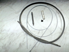 Harley 4143-30 VL Knuckle Cloth Covered Front Brake Coil Cable 1930-38 Euro