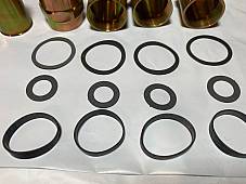 Harley 173-41 WLA WLC Servicar O-Ring Valve Spring Covers Yellow Zinc 1941-73