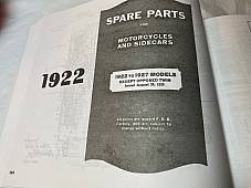 Harley 1909-1932 Parts Catalog Manual Strap Tank Single JD, VL DL RL
