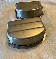 Harley 17500-48A Panhead Raw Steel Valve Covers 1948-65 European Made