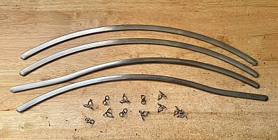 Harley 371639 Knucklehead Panhead UL WL Front Fender Trim Kit 193948