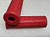 Harley 5620054 Panhead KModel Waffle Grips Open End Red w/ Logo 195461
