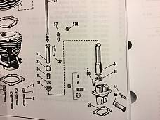 Harley Panhead Shovelhead Hex Lifter Screws 1/4-24 OEM# 18660-53, 1953-75