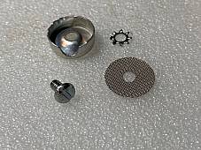 Harley 29639-55 Magneto Vent Hole Cover & Screen Morris Hunt Sportster KR 55-69