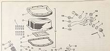 Harley 1952-72 Panhead Shovelhead K-Model Sportster Top Motor Mount Bolt Kit