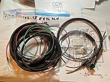 Harley K-Model XL, XLH Premium Wiring Harness Kit 1952-1958 w/ Headlamp Block