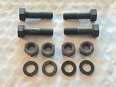 Harley 5/16”-24 x 1 1/8” Bolts w/ Nuts & Lock Washers x 4 OEM 066A Plain Head