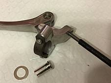 Harley 4149-41 Knucklehead UL WL WLD Cast Aluminum Front Brake Lever 1941-48