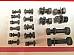 Harley W WL WLA WLC 45 Solo Leg Shield Hardware Kit WWII CP1038 Bolts Servicar