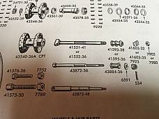 Harley WL WLA WLC Parkerized Rear Axle Spacer 36-52 41593-38