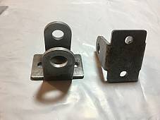 Harley Servicar Rear Shock Upper Brackets OEM# 7413-42; 85211-42 1942-73 USA