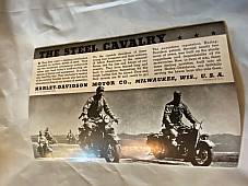 Harley Enthusiast Oct. 1942 War Maneuvers, WLA Military Motorcycles WW-II