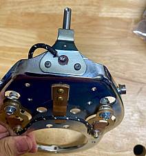 Harley Pre-Wired Cat Eye Dash Base Knucklehead  UL WL  1939-45 European/USA