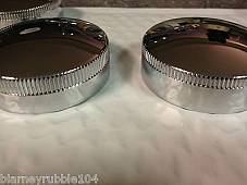 Harley Eaton Gas Caps 41-’54 Late Style Tall Knurl Knucklehead Panhead UL WL