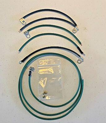 Harley Knucklehead UL WL 1947 Dash Wiring Kit W/ Oil Pressure Wire & Terminal