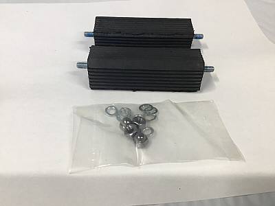 Harley Knucklehead Panhead Kicker Pedal Rubbers W/ Rods Black 3319017 209217