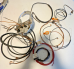 Harley NOS OEM Cat Eye Dash Base & Complete Knucklehead Wiring Harness 193945