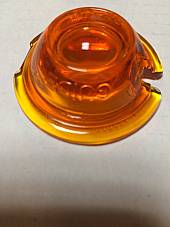 Harley Guide DH-49 Bullet Marker Light Lamp Amber Fish Eye Lens 49-62 Panhead