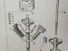 Harley Timer Circuit Breaker Bolts Knucklehead Panhead 36-64 #3779 Machined Top