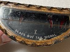 Harley WLA MB GPW Black Out Tail Signal Lamp Element WW-II NOS Guide CB