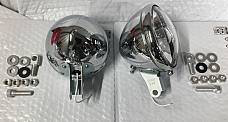 Harley 11366-38 Guide S-H2 Spot Lamps Knucklehead UL WL 1938-48 W/ Late Mounts