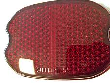 Harley Guide RH-55 Tail Lamp Lens 55-67 Panhead KH Sportster Servicar W/ Gasket