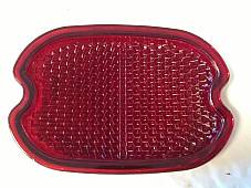 Harley Guide RH-55 Tail Lamp Lens 55-67 Panhead KH Sportster Servicar W/ Gasket