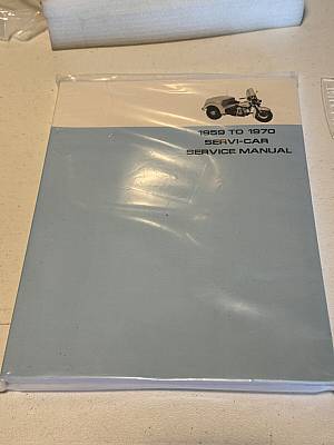 Harley 195970 Servicar Service Shop Manual Wiring Diagrams, Engine, Driveline