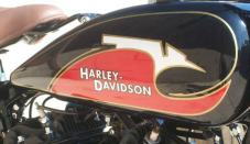 Harley-Davidson 5922-33 Fuel Gas Petrol Tank Decal VL RL Single 1933 Cream Retro