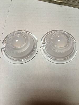 Harley Guide DH49 Bullet Marker Frosted White Fogged Fish Eye Lenses Qty 2