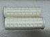 Harley 5621047 Panhead Hummer Waffle Grips Closed End White w/ Logo 194853