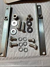 Harley Panhead Shovelhead Windshield Mounting Brackets w/ CP Bolts 1949-84 USA