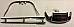 Harley FL FLH Shovelhead Front Fender Tip Trim Kit 196772 ElectraGlide