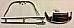 Harley FL FLH Shovelhead Front Fender Tip Trim Kit 196772 ElectraGlide