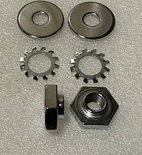 Harley Spotlamp Bar Mount Mounting End Nuts 1946-1957 W/ Front Monroe Shock