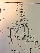 Harley Sportster XLH Oil Tank Mount Kit 67 to 78