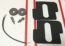 Harley 6 Volt Battery Pad & Terminal Kit JD VL Knucklehead Panhead w/ Neg. Wire