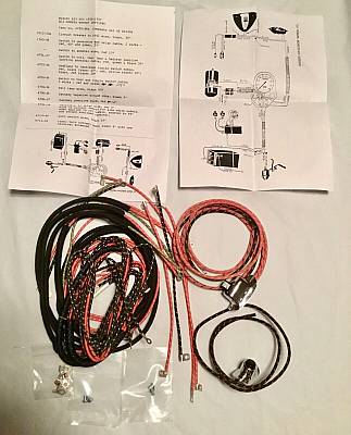 Harley 473538 193846 Knucklehead UL W Wiring Harness Kit W/ Wired Switches USA