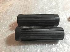 Harley Panhead Sportster XL Ranger Pacer Topper Ribbed Grips 1962-64 Black