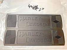 Harley 2940-14 JD Single VL Knucklehead Footboard Mats w/ Nickel Rivets1914-39