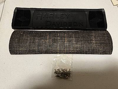 Harley 294014 JD VL Knucklehead Footboard Mats Canvas Back Nickel Rivets191439