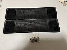 Harley 2940-14 JD Single VL Knucklehead Footboard Mats w/ Nickel Rivets1914-39