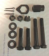 Harley UL ULH Motor Mount Kit Parkerized 1937-42 Plain Head Upper & Lower